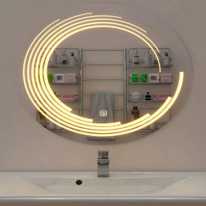 Perkhoff  Ring Of Fire Trending Led Mirror