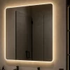 Perkhoff Four Side Vertical Border Trending led Mirror