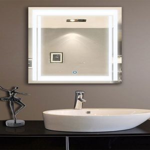 Perkhoff Vertical Reverse Line Trending Led Mirror