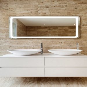 Perkhoff Rounded Corner Trending  Led Mirror
